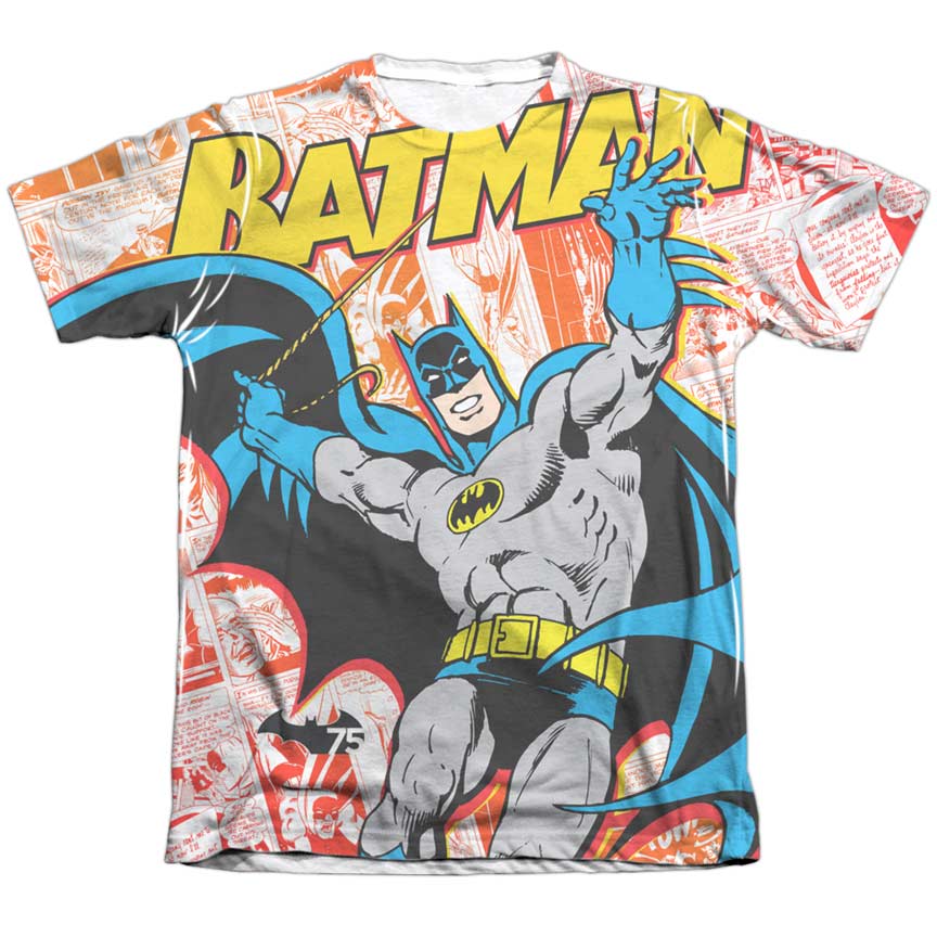 Batman 75 Panels Vintage Sublimated T-Shirt